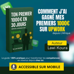 Ton Premier 1000€ en 30 jours depuis l’Afrique sur UPWORK