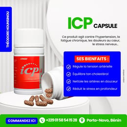 ICP Capsule – Si tu veux éviter un AVC ou une crise cardiaque