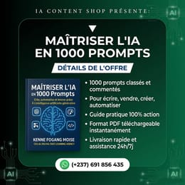 1000 prompts essentiels pour tout faire avec l’IA