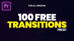 🎬100 TRANSITION FOR PREMIERE PRO