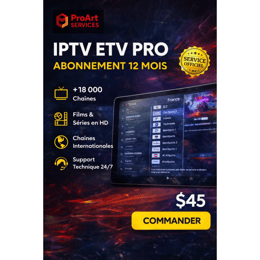 ACCÈS TV PREMIUM — 12 MOIS