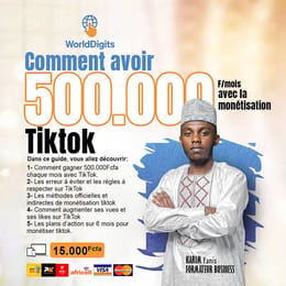 Monétiser TikTok et Gagner 500.000Fcfa chaque mois grâce à vos Vues et Likes
