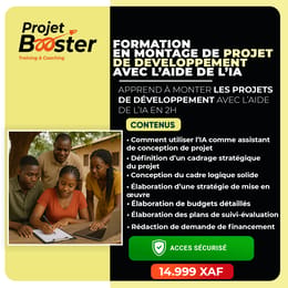 Formation en Montage de Projet de Développement avec l’aide de L’IA