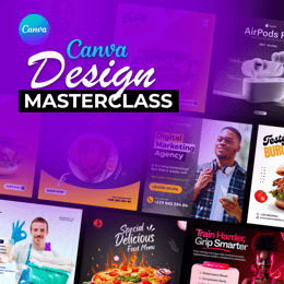 Canva Design MASTERCLASS | Créer des Affiches Originaux