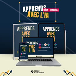 APPRENDS AVEC L'IA  (EBOOK + 101 CERTIFICATS & RESSOURCES)