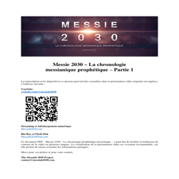 Messiah 2030
