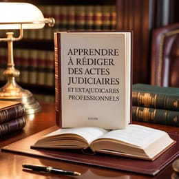 APPRENDRE À RÉDIGER DES ACTES JUDICIAIRES ET EXTRAJUDICIAIRES PROFESSIONNELS