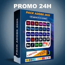 Pack Adobe + Logiciels Bonus + Pack Apk & CAO DAO + Formation complète