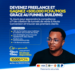 Funnel Builder en 14 Jours - Gagnez +500.000 FCFA/mois grâce au Funnel Building