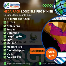 Pack Logiciel Pro - Optimisez Votre Apprentissage avec GeoTraining à 18$ 📊