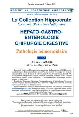 Pathologie hémorroïdaire
