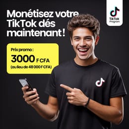 🚀 Créez Votre Compte TikTok Monétisé et Gagnez de l'Argent , Même en Afrique ! 🌍💰