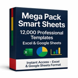 12 000 modèles Excel & Google Sheets