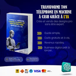 Crée et Vends des Logos, Flyers et Mini-Sites Web avec l'IA (Sans compétences techniques)