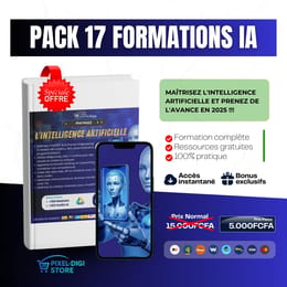 PACK 17 FORMATIONS IA 2025: CHATGPT-MIDJOURNEY-DELL-E-BARD- PLUS
