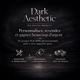 Dark Aesthetic PLR