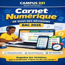 Carnet numérique de suivi des révisions – Bac 2026