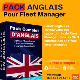 PACK ANGLAIS POUR FLEET MANAGER