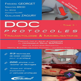 Doc protocoles-Traumatismes et immobilisations
