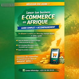 Lancer ton business e-commerce en Afrique – Guide complet + Accompagnement