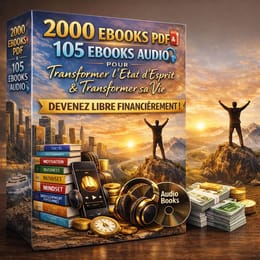 Pack Ultime : 2000 Ebooks + 105 Audios pour Transformer Ta Vie en 30 Jours Chrono