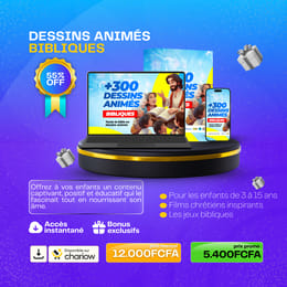 +300 DESSINS ANIMÉS BIBLIQUES