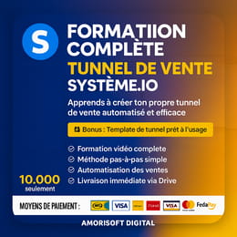 🎓 Création de Tunnel de Vente Automatisé