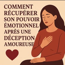 Comment récupérer son pouvoir émotionnel après une déception amoureuse