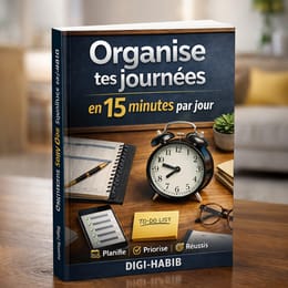 Organises tes journées en 15 MINUTES PAR JOUR