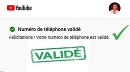Validation | Chaîne YouTube