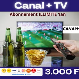 📺 Abonnement Canal+ illimité 1 an