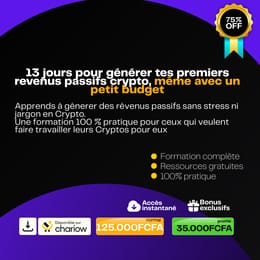 13 jours pour générer tes premiers revenus passifs crypto, même avec un petit budget