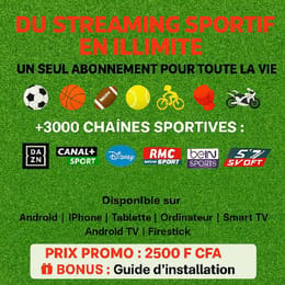 DU STREAMING SPORTIF  EN ILLIMITÉ