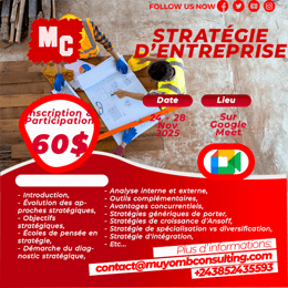 FORMATION EN STRATÉGIE  D’ENTREPRISE