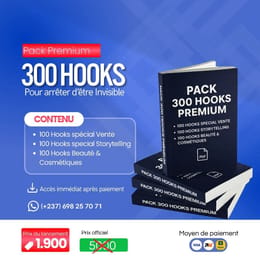 300 Hooks pour arrêter d'être invisible