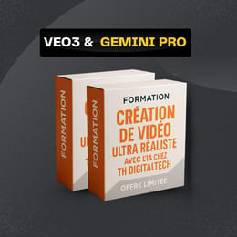 PACK DE FORMATION VEO3 ET GEMINI PRO