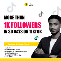 More Than 1K Followers on TikTok in 30 days