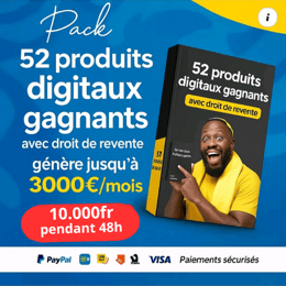 Pack 52 produits digitaux