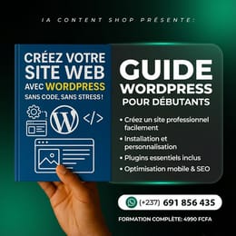 Créez votre site web avec WordPress – sans code, sans stress !