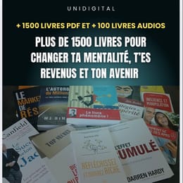 Plus de 1500 Livres pour changer ta mentalité, t’es revenus et ton avenir