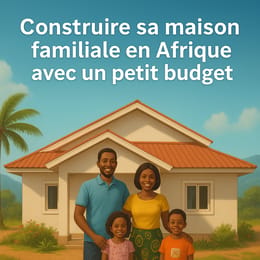 Construire sa maison familiale en Afrique avec un petit budget