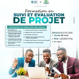 Suivis et et évaluation de projets