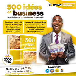 500 idees de business rentables en 2025