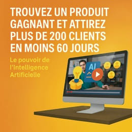 Formation vidéo : Trouvez un produit grâce à l’IA qui vous mènera à la liberté financière.