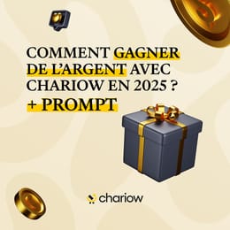 Comment GAGNER de l'argent avec Chariow en 2025 ?