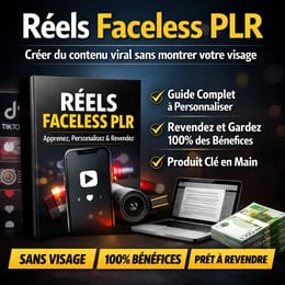 Ebook Réels Sans Visage avec Droits PLR - Personnalisez et Vendez Facilement