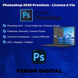 Adobe Photoshop 2025 (v20.5.0.048) Multi Langue à vie