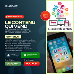 La technique vérifiée pour attirer tes premiers clients grâce à ton contenu.