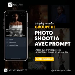Groupe VIP de Photo Femme & leurs Prompts