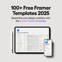 100+ Free Framer Templates 2025